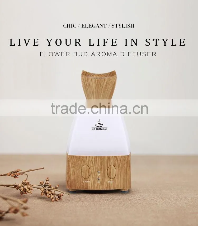GX Diffuser perfume diffuser/battery operated aroma diffuser/ aroma diffuser light wood colour