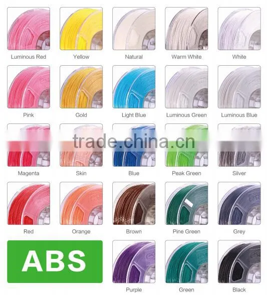 ESUN 3D Printer filament 3mm abs 3d printing filament