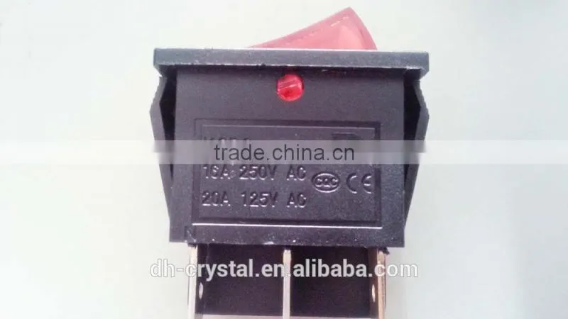 double press botton thermostat switch 16A 250v Oven Dump Switch with CE red and white