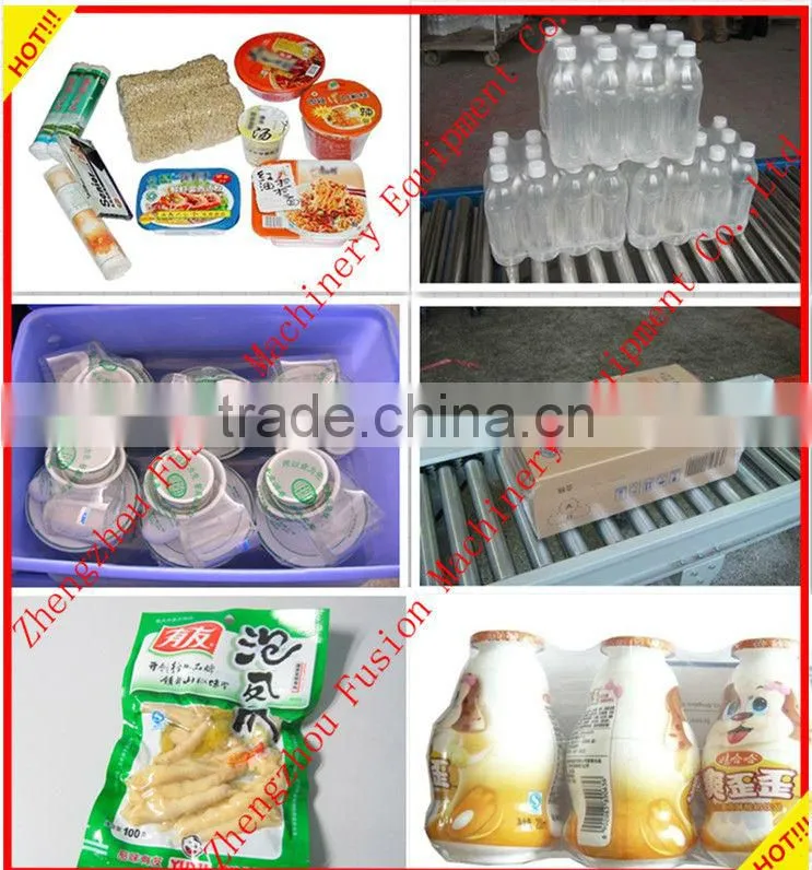 hight adjustable heat shrink tunnel / PE shrink package machine / hot shrink wrapping machine