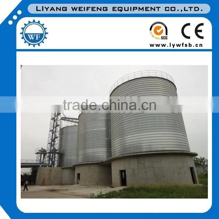 Top quality Hot-galvanized feed Silo for feed pellet plants