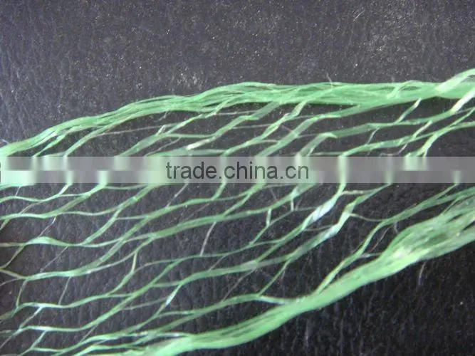 3-strand twist green pe splitfilm rope