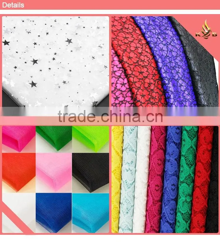 Textiles sequin dress fabric mesh polyester material