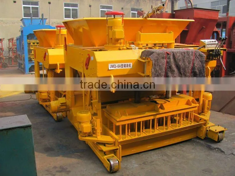 JMQ-6A mobile hydraulic egg laying hollow block machine
