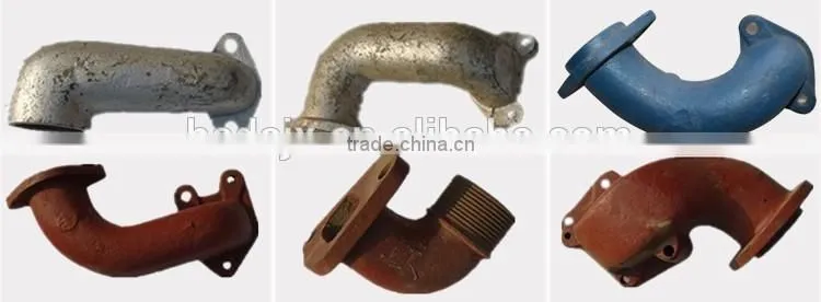 Changchai water cooled 4 stroke diesel engine parts S1115 air intake pipe