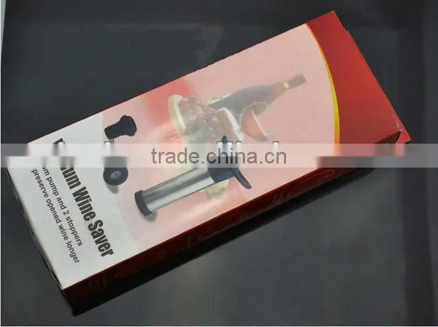 Wine Bottle Vacuum Saver Sealer Preserver Pump Stopper