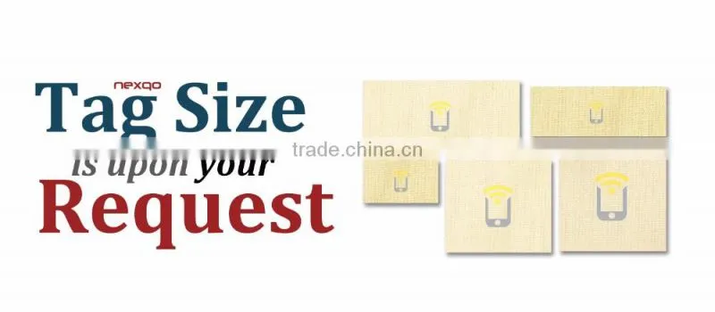 Low cost high quality 13.56mhz paper rfid label