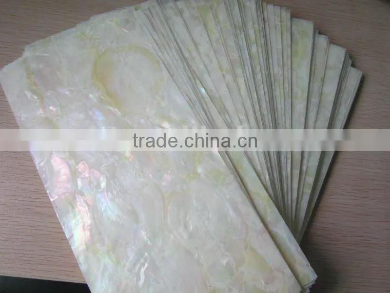 bespoke natural agoya shell laminate wallpaper sheet