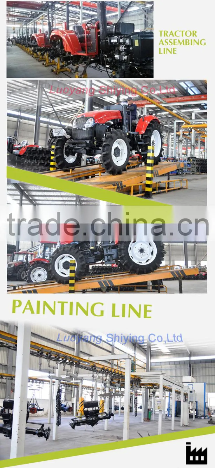 SJH 70hp 4wd agricultural tractor walking tractor