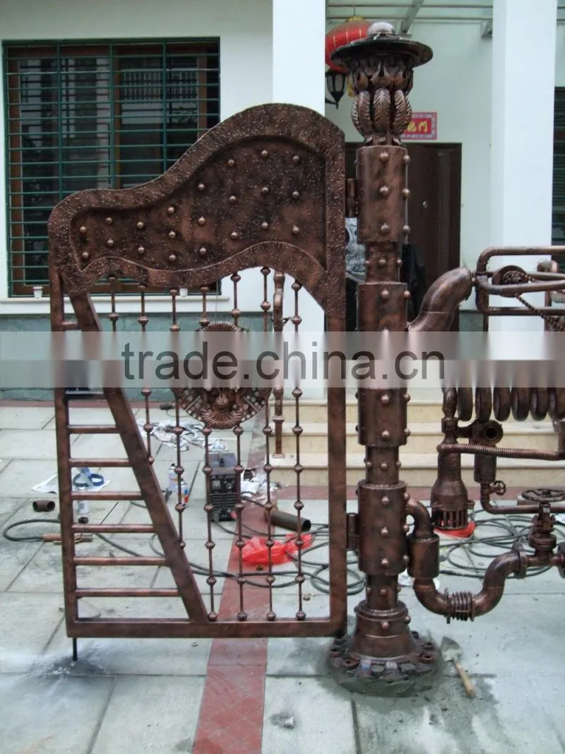 Iron Art Stamped Leaves /Fittings For Artistic Metal Gate/Fence/Stair Railings ,Iron Grills Parts Decorated