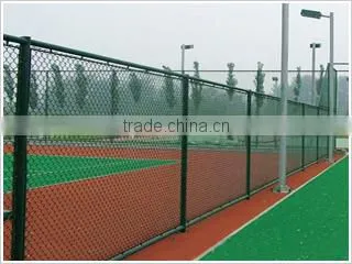 Curved green stadium fence for sale
