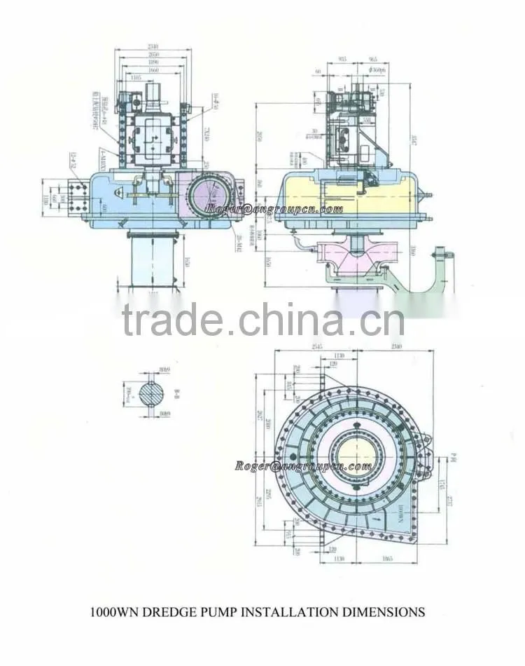 Gravel pump for cutter suction dredger sale