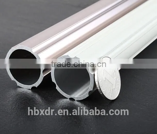 OEM single fancy aluminum window curtain rod,cheap curtain rod with end caps