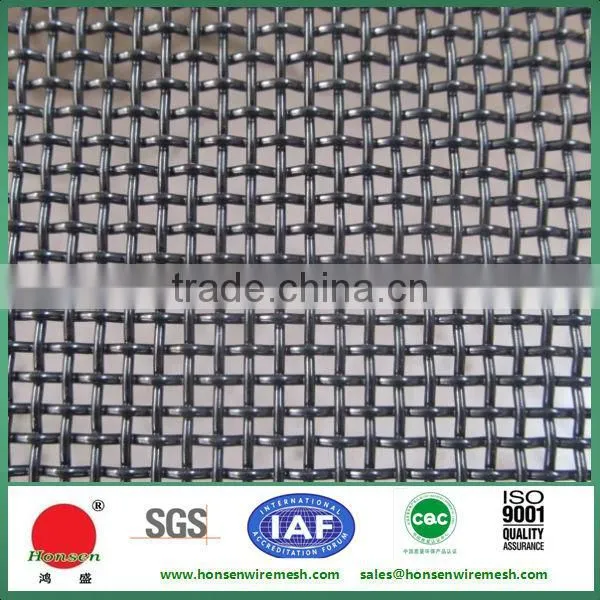 High Security Polyester Coated Black color Alu-Gard Perforated Mesh Screens