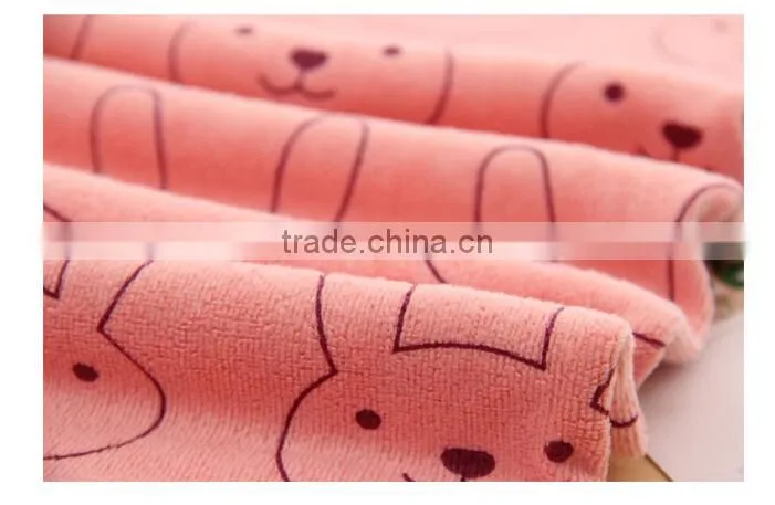 Q036 Cheap Promotional Fruit color cartoon bath microfiber towel
