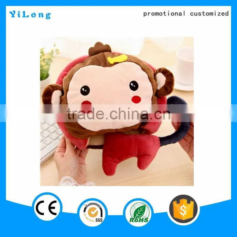 2016 Customize wholesale plush anime electric warms winter cute animal hand and foot plush Warmer Electric usb hand warmer