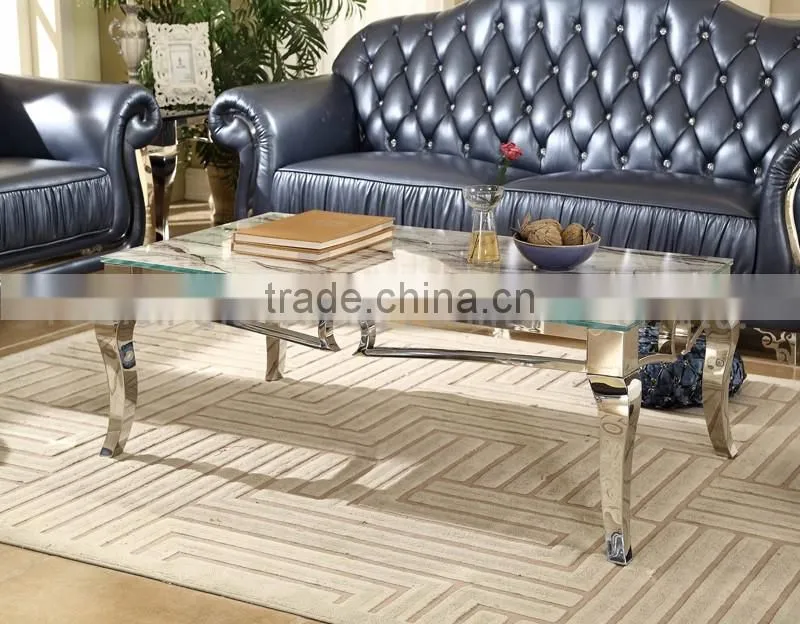 new model marble top coffee table set