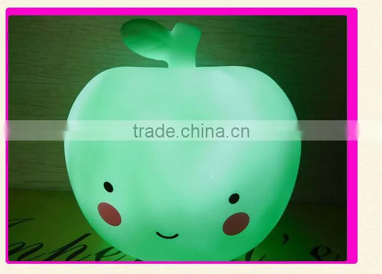 apple smile outdoor car decoration night led lamp