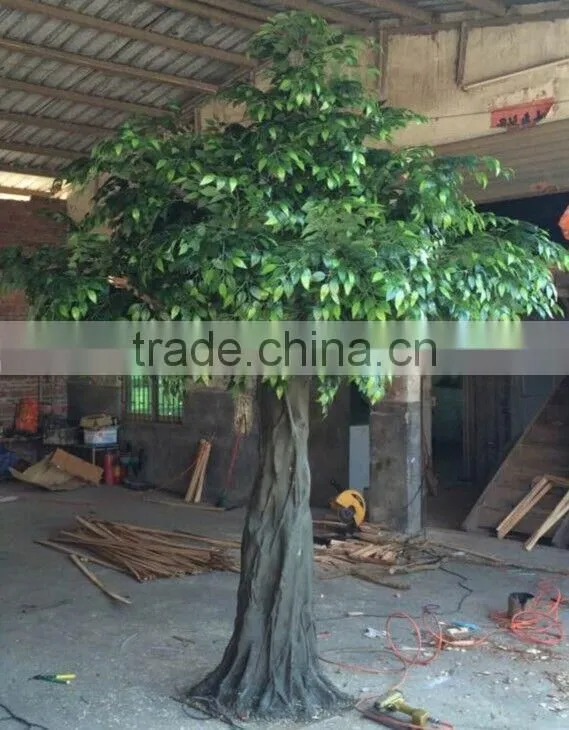 Artificial ficus tree fake banyan ficus tree for garden decoration