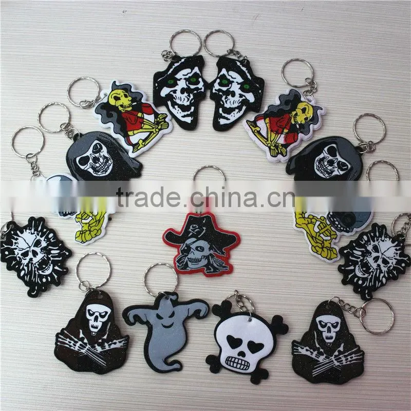 Custom Palm Shaped PVC With Sponge Keychain
