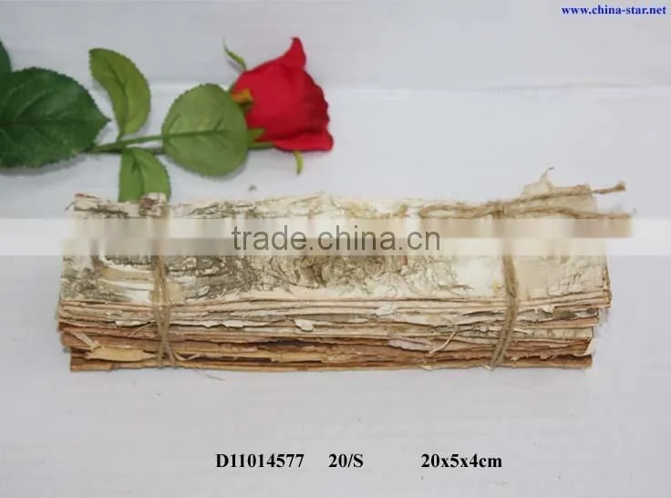natural birch bark roll
