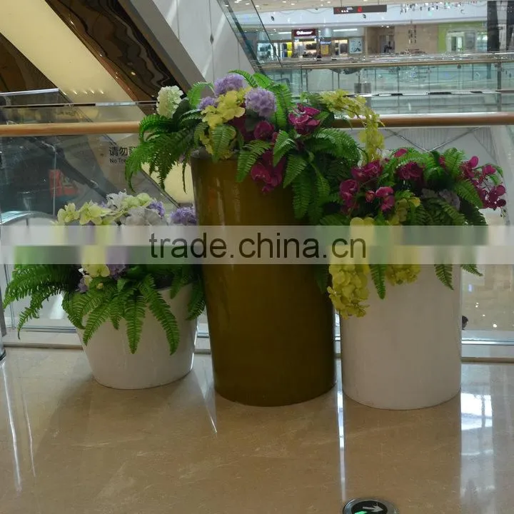 Modern frp planter flowerpot