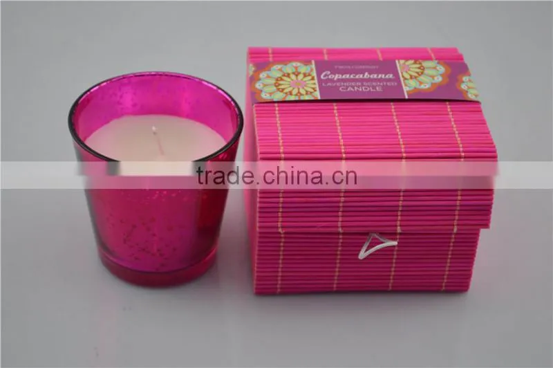 bamboo wholesale glass jar with spoon