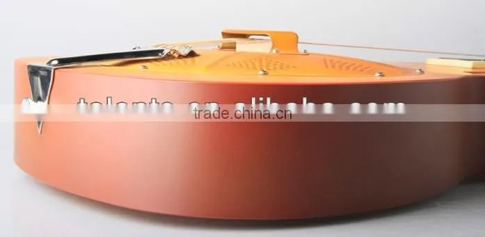 one resonator cone resonator guitar, coppr alloy body resonator guitar, sunburst guitar resonator