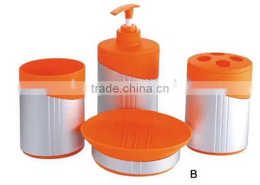 Bathroom set, set of FOUR (Black)