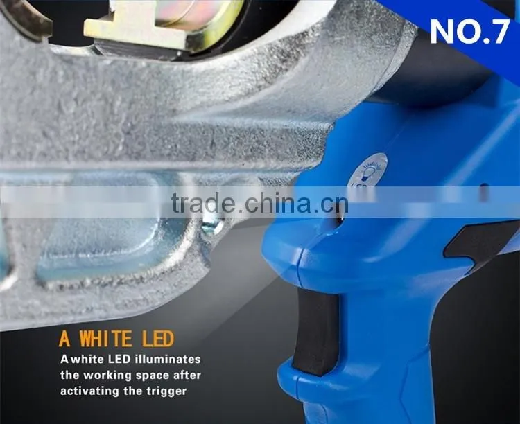 High-performance lithium battery, hydraulic crimping tools, one-handed operation 360 degree rotating head