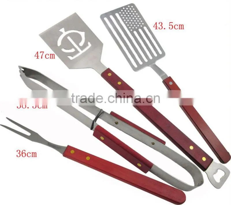 Outdoor Stainless Steel BBQ Tongs And Set BBQ