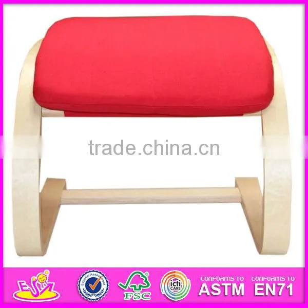 Top Quality Classic Upholstered Dining Chair for kids,Elegant wooden toy upholstered dining chairs,wooden relax chair W08F026