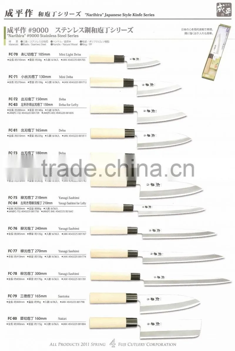 Japanese Kitchen knife for kitchener Knife for chef wholesale knives