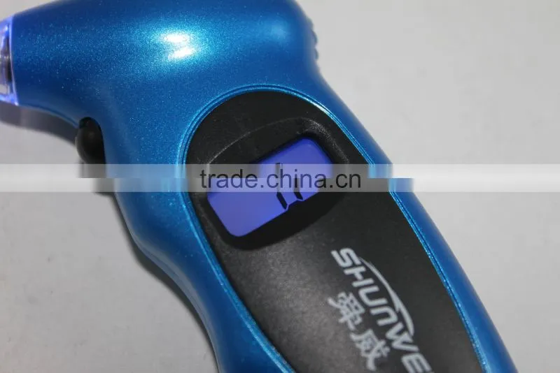 custom printed digital tire pressure gauge/inflator With ISO9001