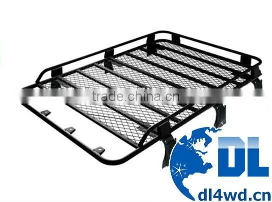 4x4 Camping Equipment Steel Luggage Rack Universal Car Roof Top Carrier