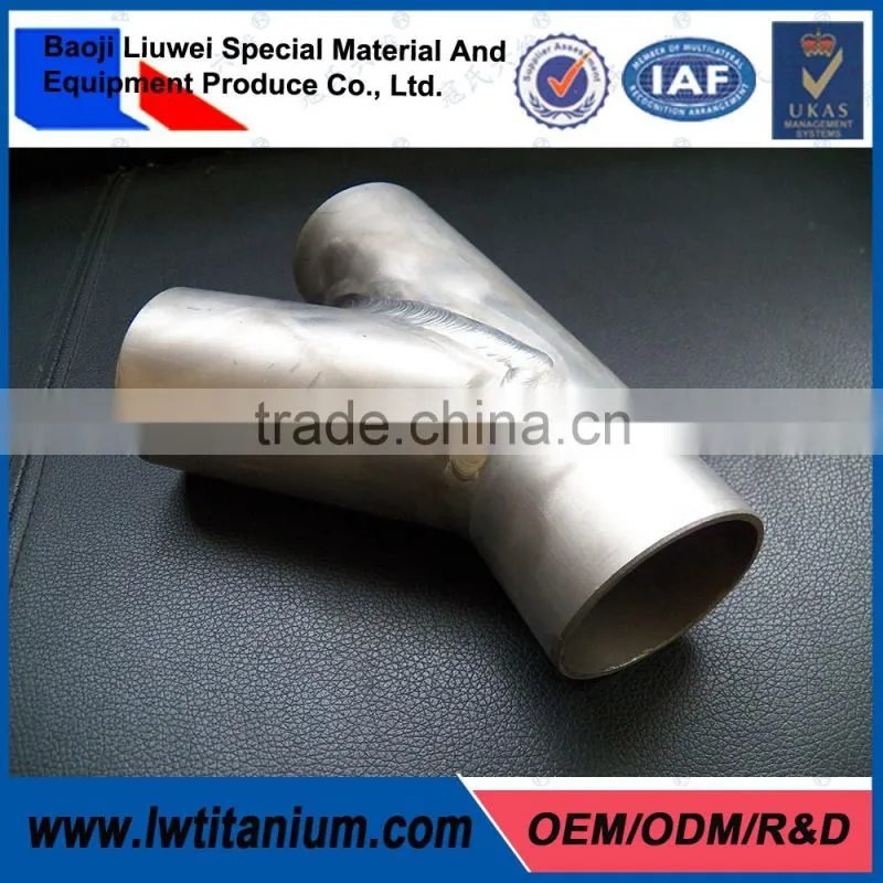 New Products Titanium Pipe Fitting Lateral Tee for Sale