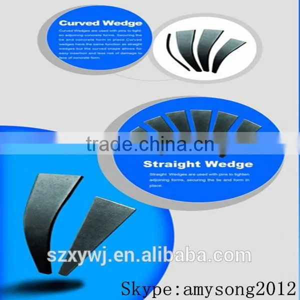 Curved Wedge in Concrete Aluminum Form Systerm