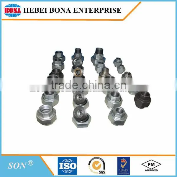 Popular galvanized malleable iron pipe fittings tee with best price