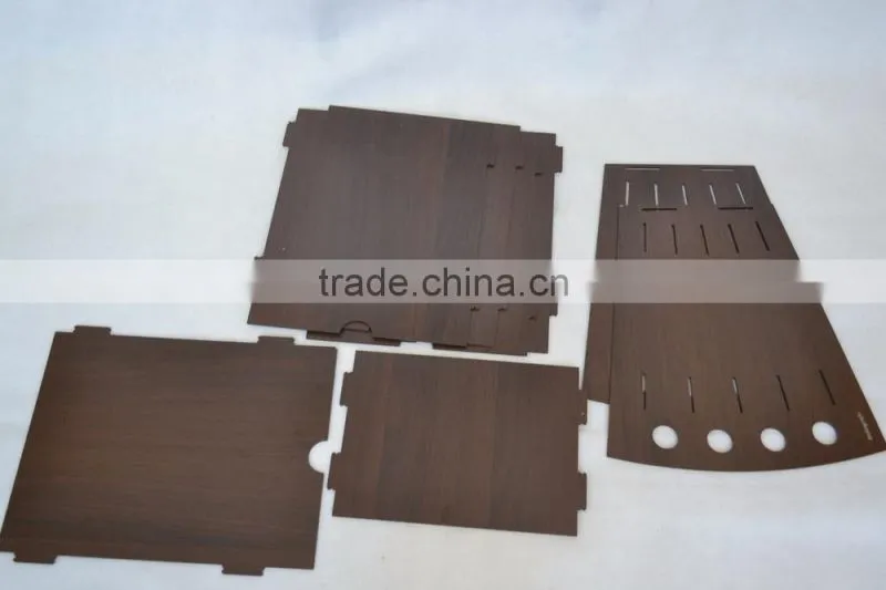 wooden office product stationery case