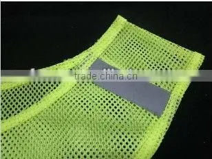 fluorescence reflective tapes hi-vis summer men's mesh vest