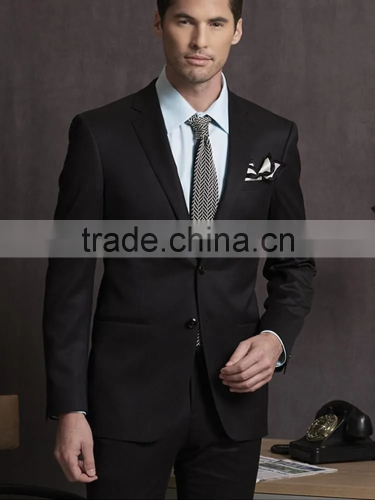 New style wedding dress suits for men black coat pant men suit 10 years experience with SGS BSCI
