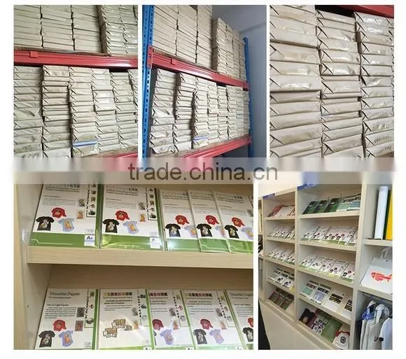 High quality t-shirt inkjet transfer paper for light and dark fabrics