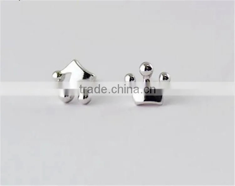 925 Sterling Silver Christmas Santa Elk Shaped Earrings