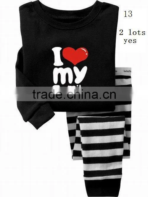 boys cute baby pajamas suits children's cotton sleeping wear