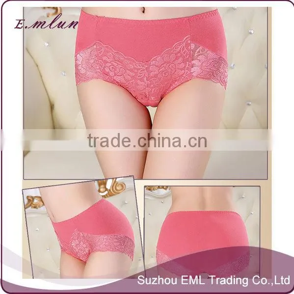 Mid-waist fashion high-end sexy cotton women lingerie underwear new design