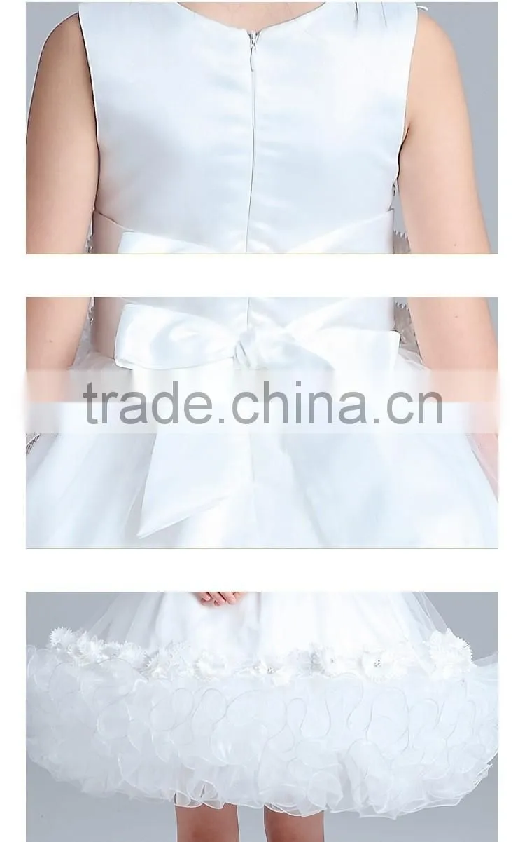 2017 india children wholesale clothing boutique dresses flower girl dress