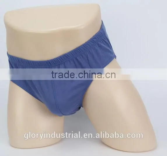 100%cotton breathable men's boxer briefs underwear