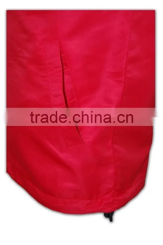 China manufactory high quality custom made sublimation plain nylon hooded vest