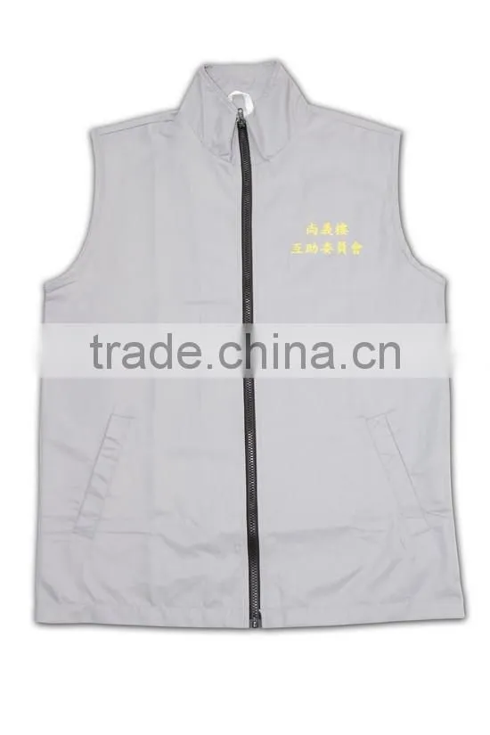 Wholesale factory price manufactures vest uniform cheap custom Vests Jacket Wholesale