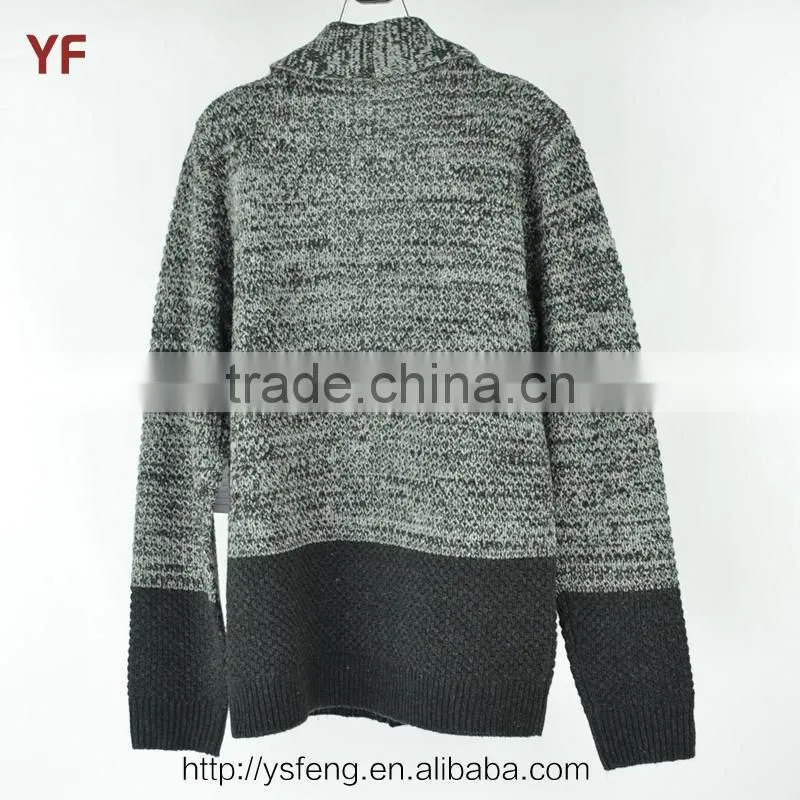 Fashionable Custom Wholesale Men Woolen Sweater Design